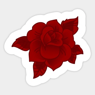 red rose Sticker